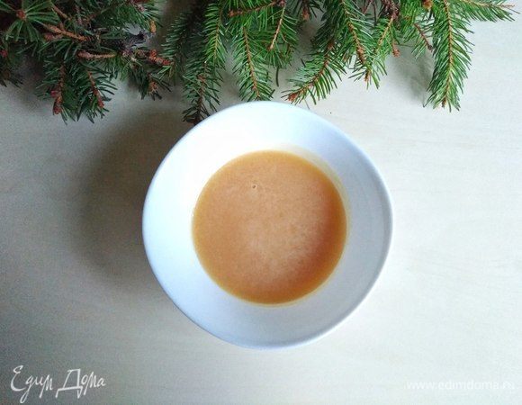 Получился вот такой карамельный соус.