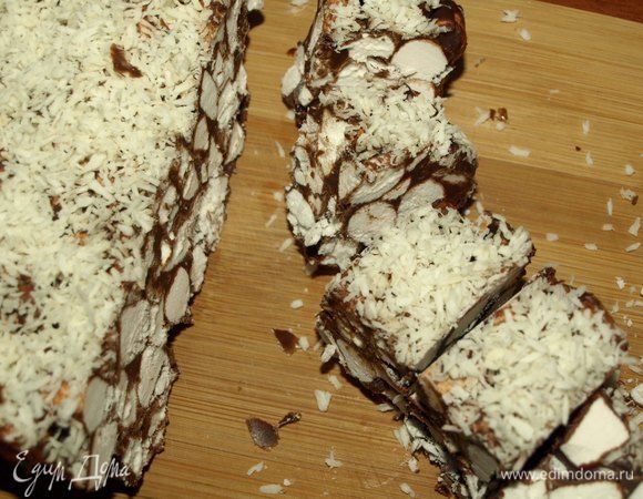 Нарезать на кусочки.