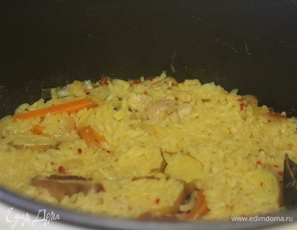 Включить программу «Рис», время 30 минут.