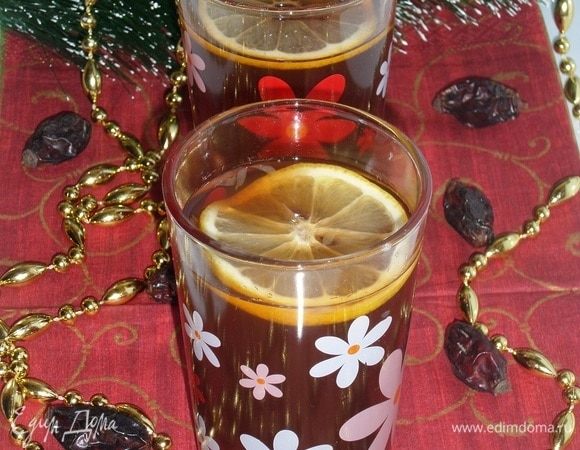 Подаем, добавив ломтики лимона.