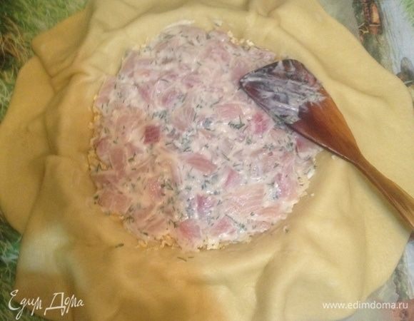 На рисовую рыбную начинку.