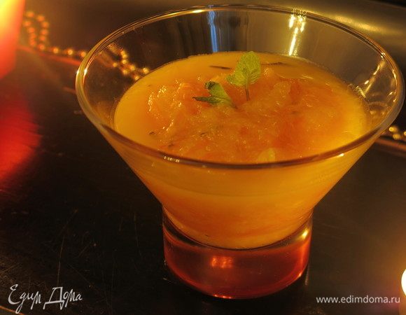 Подаем с листиками мяты (тимьяна). Приятного!