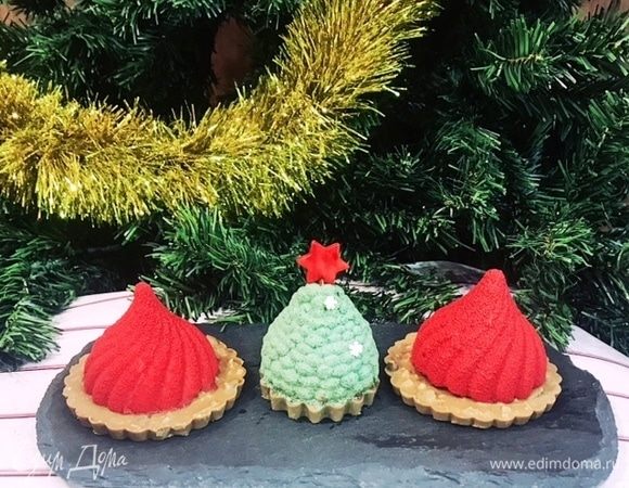 Такие порционные пирожные.