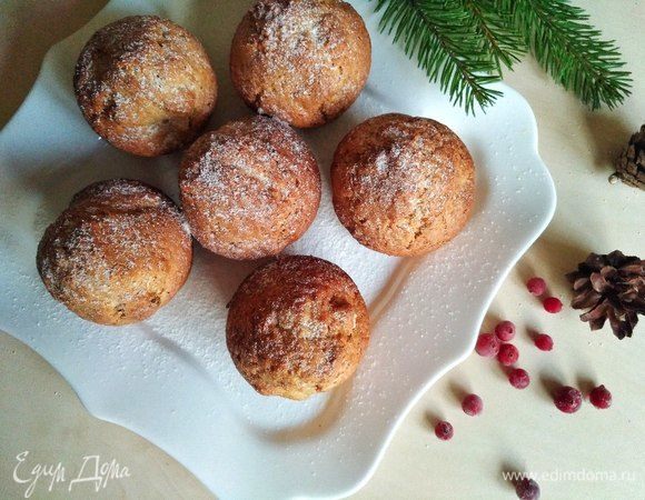 Посыпаем сахарной пудрой, теперь можно кушать! Приятного аппетита!