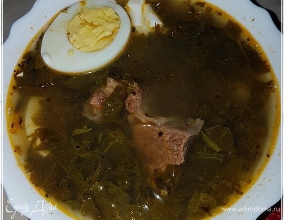 И все. Добавьте в тарелку вареное яйцо (очень способствует, знаете ли), сметану или майонез —
 кто что любит. 
Все готово.
Ангела вам за трапезой!
