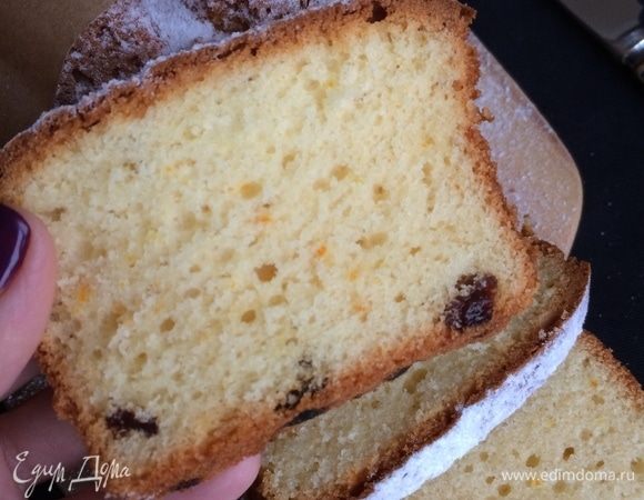 Кусочек нежного и ароматного кекса без фильтров )))