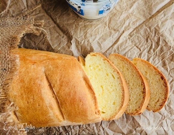 Готовый хлеб полностью остудить на решетке.