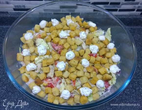 Наш салатик готов! Приятного аппетита!