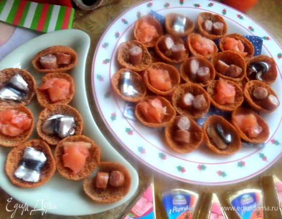 Итак, делаем примерку на тарелке для подачи.