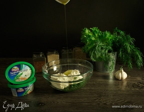 Добавим оливковое масло.