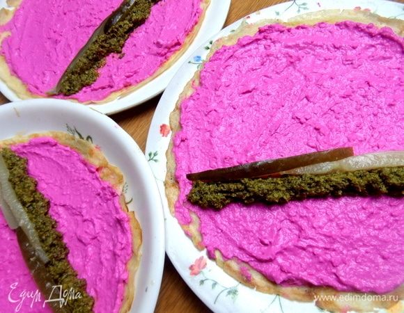 Так же делаем на остальных блинах.