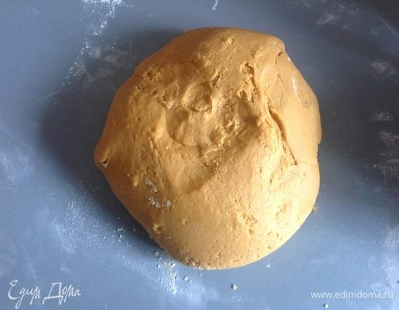 Замешанное тесто.