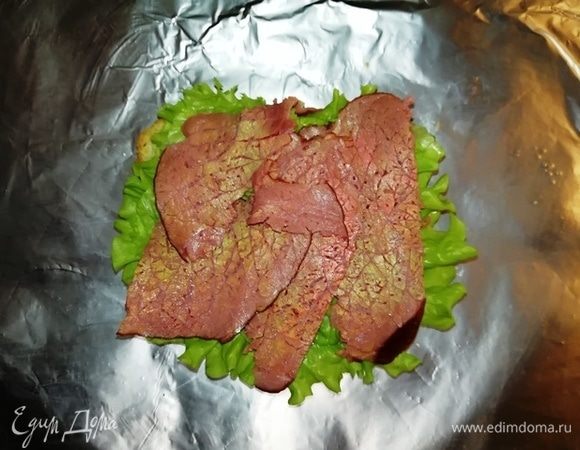 Копченая говядина.