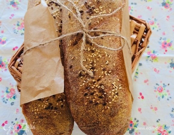 Хрустящий, ароматный хлебушек готов!