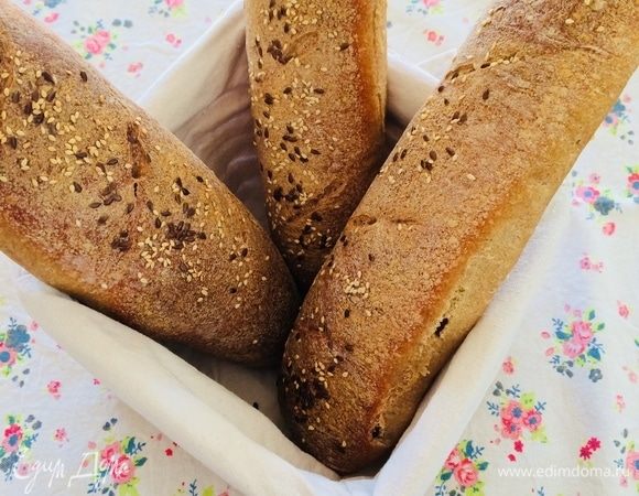 Багеты полностью остудить на решетке.