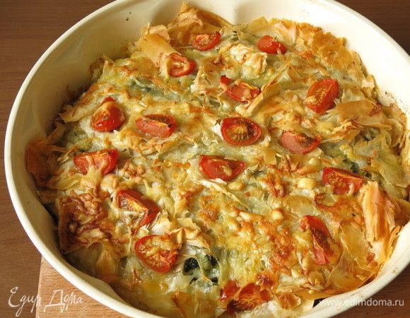 Для корочки пропекаем 3 минуты  в режиме гриль.