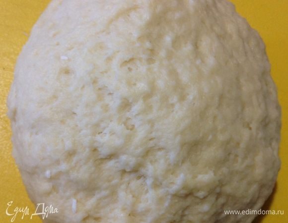 Вот так оно вначале выглядит, слегка рыхлое на поверхности.