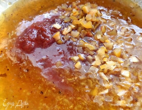 Покрошить дольки мелко.