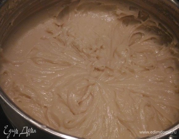 Вот такое тесто в итоге получилось.