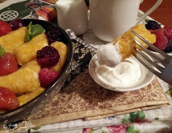 Либо со сметаной, кто как любит.