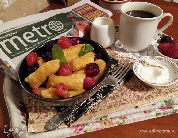 А можно и медом полить сверху.