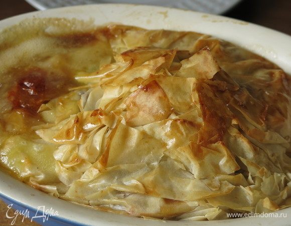 Запекаем при 180°С 20–25 минут. Достаем и подаем горячим со смородиновым конфитюром!