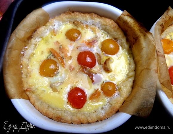 Когда серединка схватится, вынуть киши.