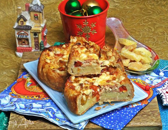 Поставить еще в духовку до сырной корочки.