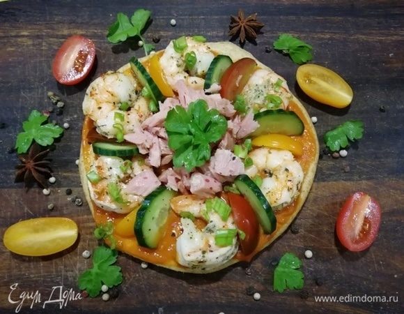 Или можно выложить все ингредиенты вот так. Это уже на ваш вкус.