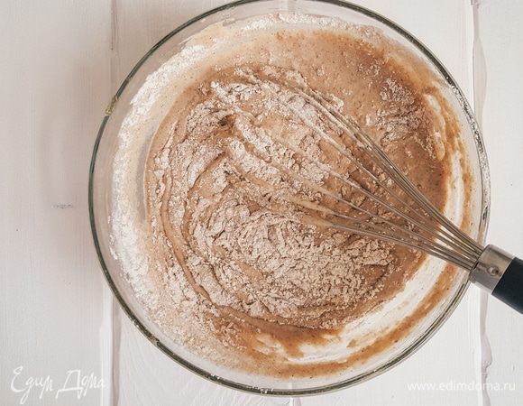 Тесто должно получиться равномерное. 