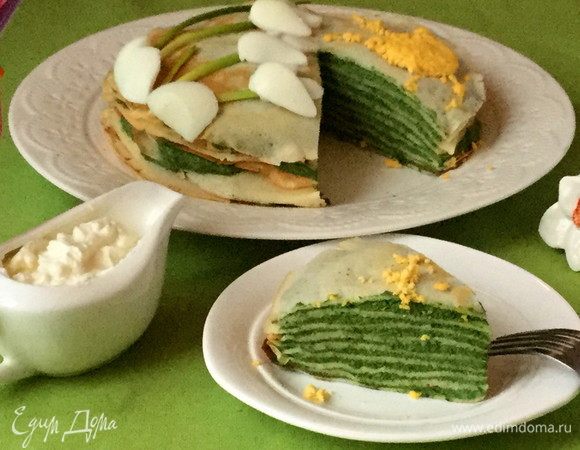 Разрез яркий. Фото не отображает всех красок разреза, разбила фотоаппарат, фото с планшета. Начинки много, торт получается сочным. Приятного!