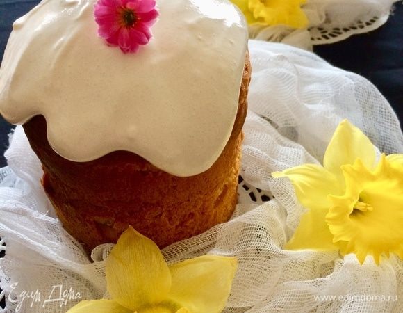 Готовые куличи полностью остудить на решетке.