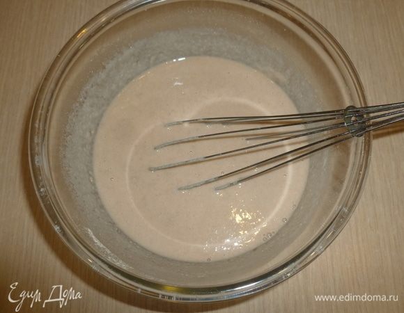 Оставить тесто на полчаса.