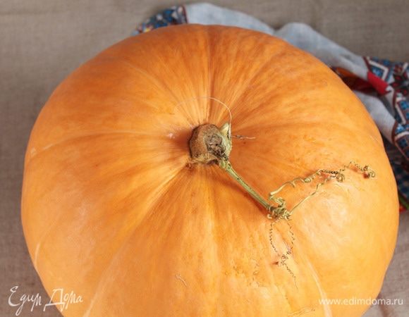 Вот такая огромная красавица наросла у нас в садочке и благополучно сохранилась до февраля, но нам необходимо лишь 1300 г очищенной мякоти.