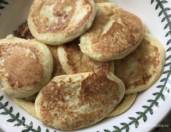 Вот такие получаются оладушки.