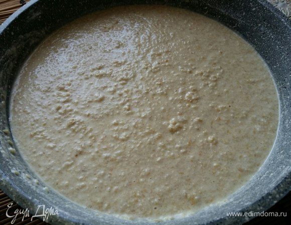 Тщательно все перемешать и снять с огня. Оставить на некоторое время для набухания.