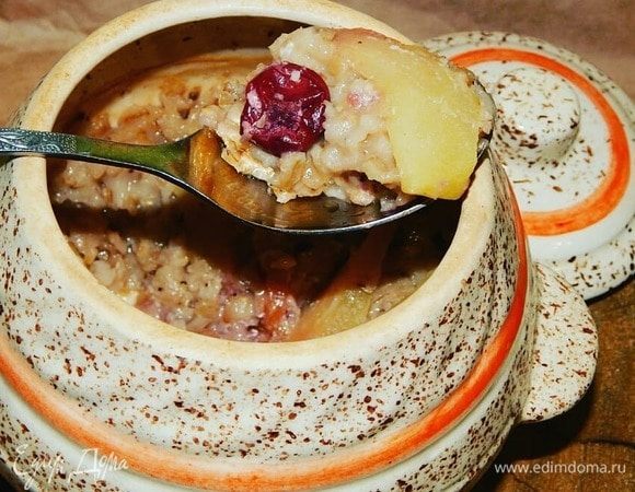 Ароматная каша готова. Завтракайте с пользой! Приятного аппетита!