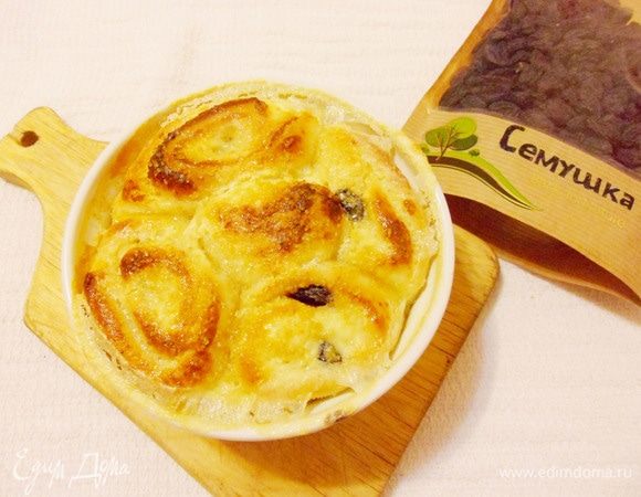 Все то же я повторила и с маленькой ватрушечкой, только время уменьшила.