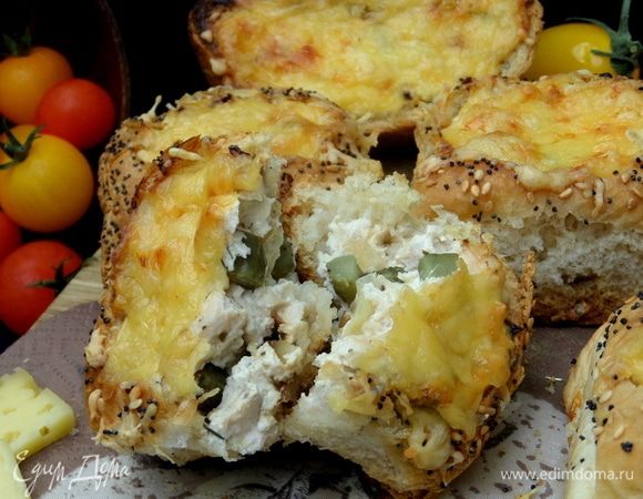 А вот такой разломчик у булочек.