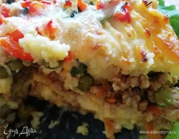 Аппетитный разрез. Мясо, горошек, перчик...