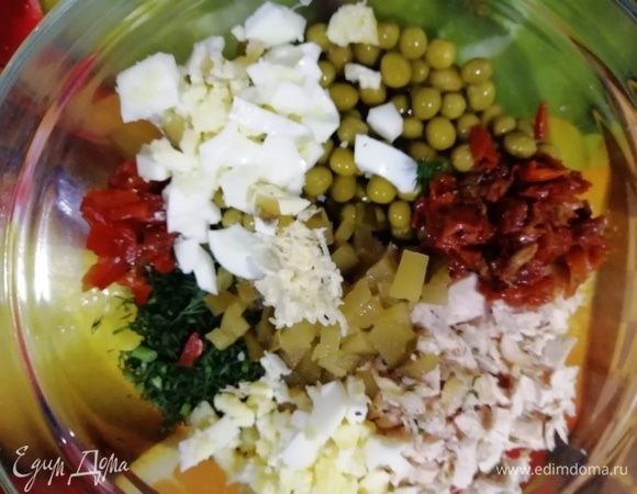 Перемешиваем все ингредиенты.