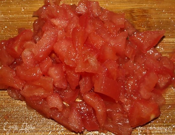 Мелко нарезать.