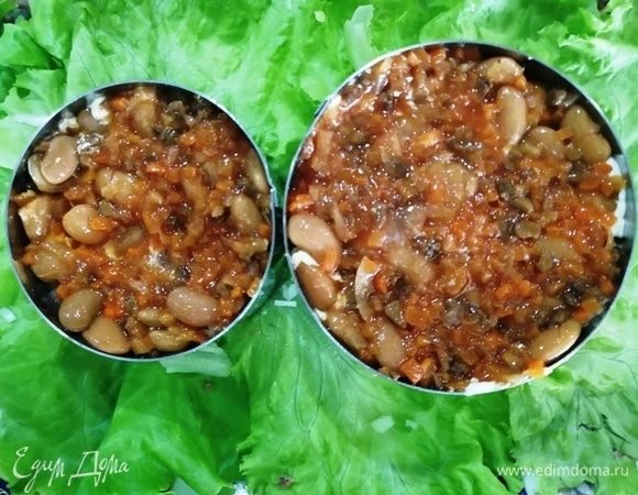 Фасоль с грибами по-домашнему ТМ «Фрау Марта».