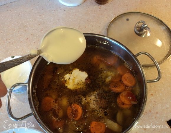 Важный момент, чтобы хоть что-то от женевского, — сметаны.