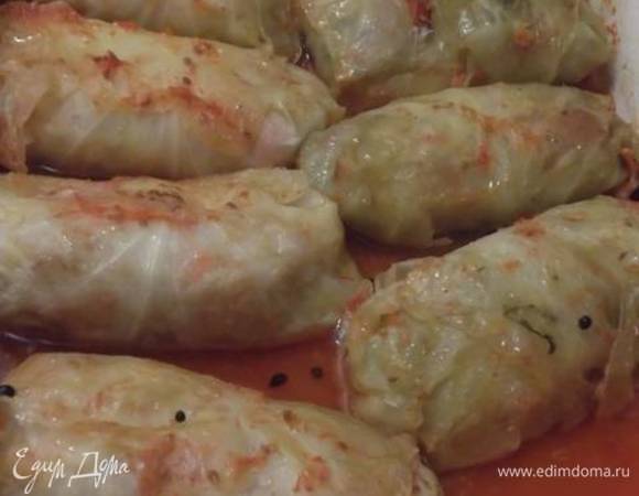 Голубцы перевернуть и обратно поставить в духовку на 30 минут.