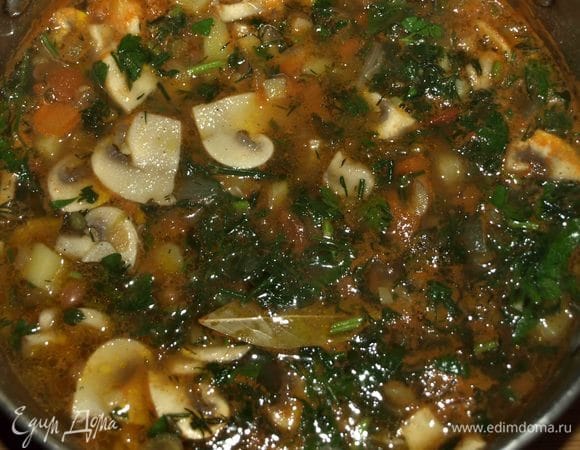 Выключаем огонь и даем постоять 10 минут. 