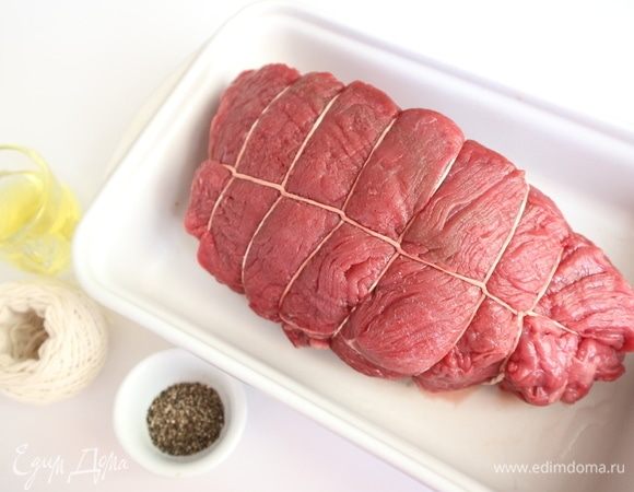 Обвязать кулинарной нитью. 