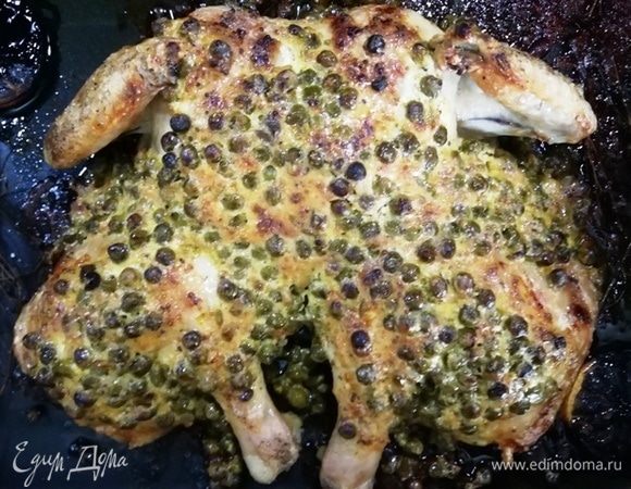 Вот такая курочка в мурашках получилась.