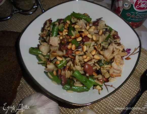 Перед подачей посыпьте обжаренными кедровыми орехами. Приятного аппетита!