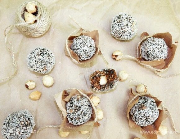 Готовые конфеты остудить.